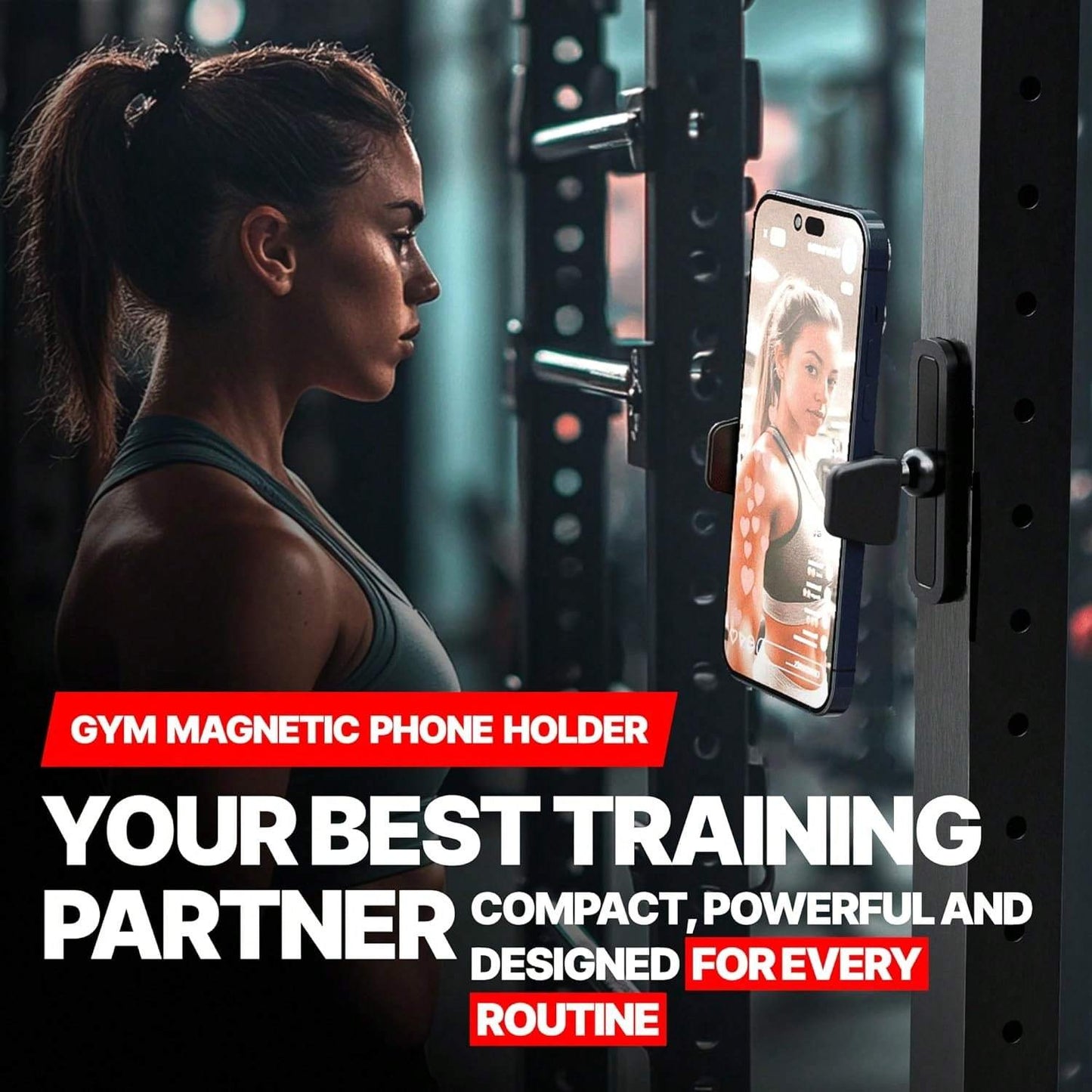 PEAK magnetic gym mount